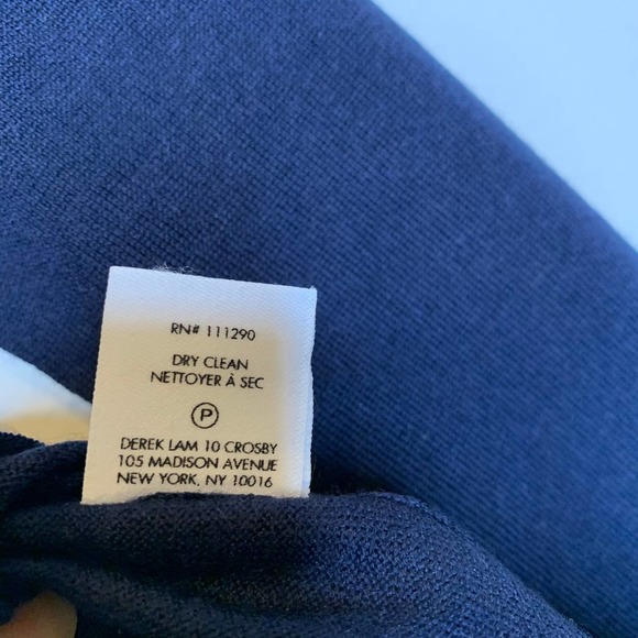 DEREK LAM Ventura Wool Blend V-Neck Sweater M - Picture 9 of 11